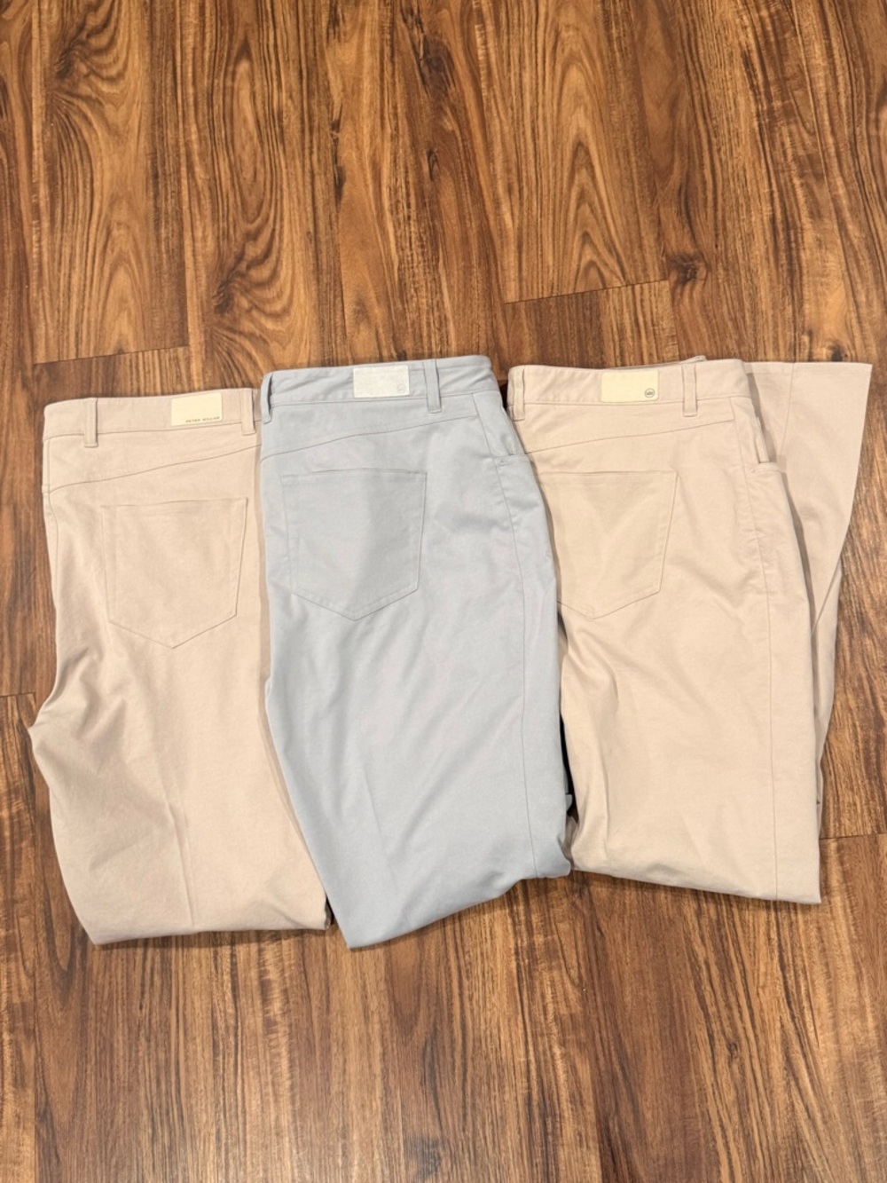Lot Of 3 Peter Millar Eb66
Performance 5 Pocket Golf Pants Mens 38x32 Preppy